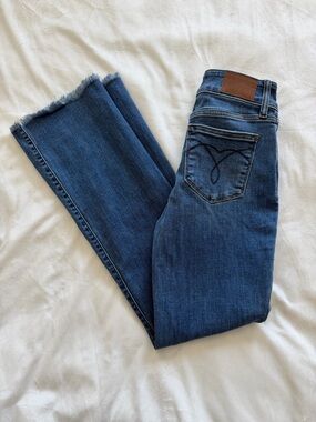 Judy Blue Boot Cut Jeans with Frayed Hem